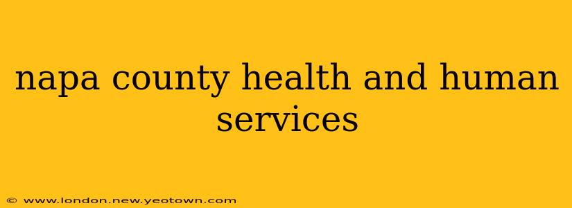 napa county health and human services