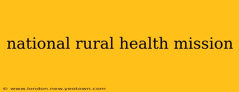 national rural health mission
