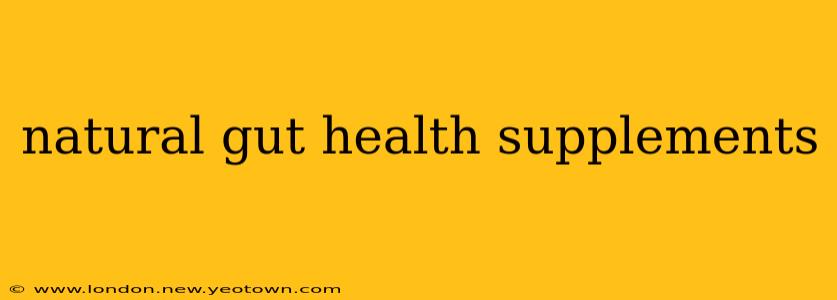 natural gut health supplements
