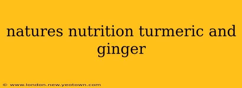 natures nutrition turmeric and ginger