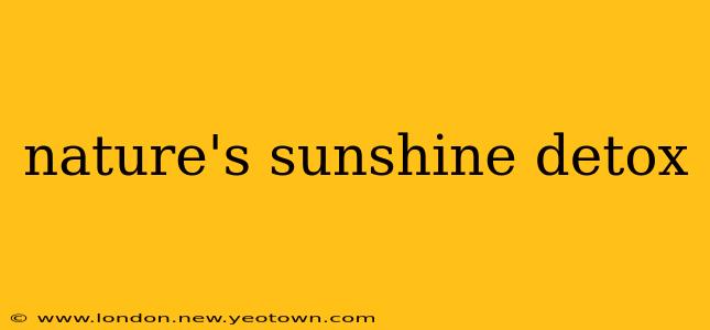 nature's sunshine detox