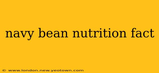 navy bean nutrition fact