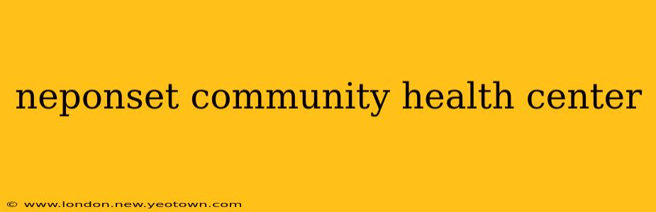 neponset community health center