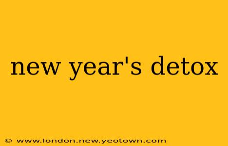 new year's detox