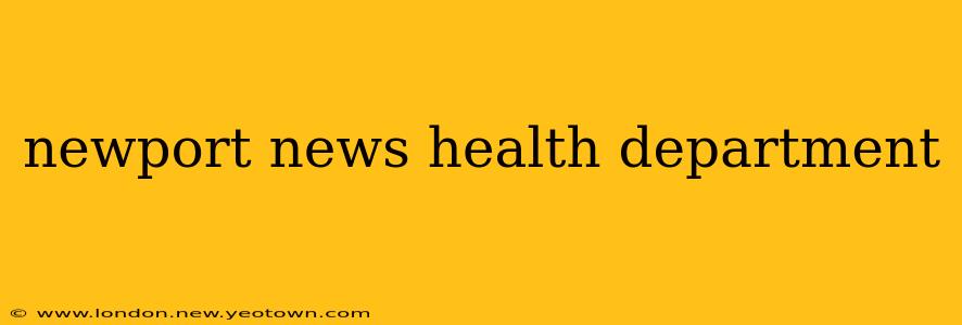 newport news health department