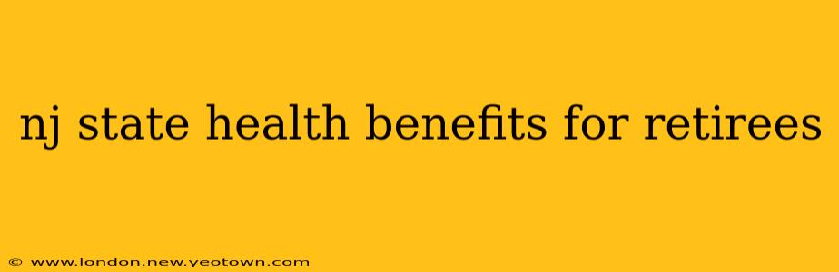 nj state health benefits for retirees