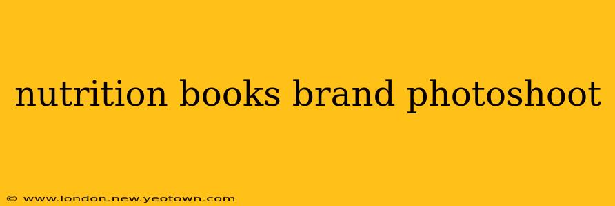 nutrition books brand photoshoot