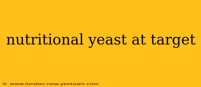 nutritional yeast at target