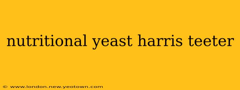nutritional yeast harris teeter