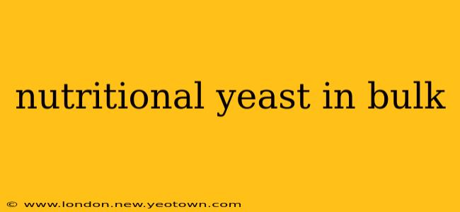 nutritional yeast in bulk