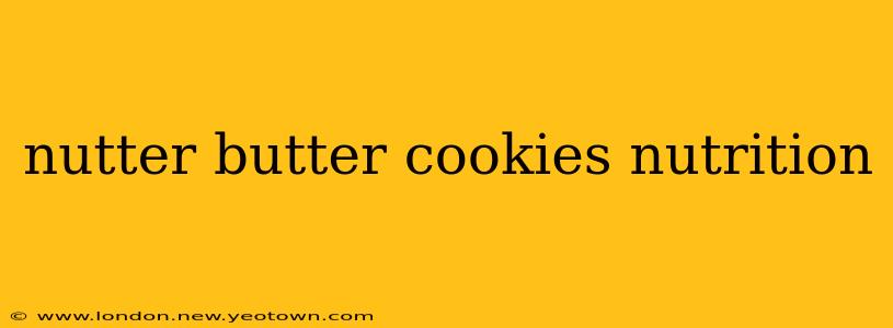 nutter butter cookies nutrition