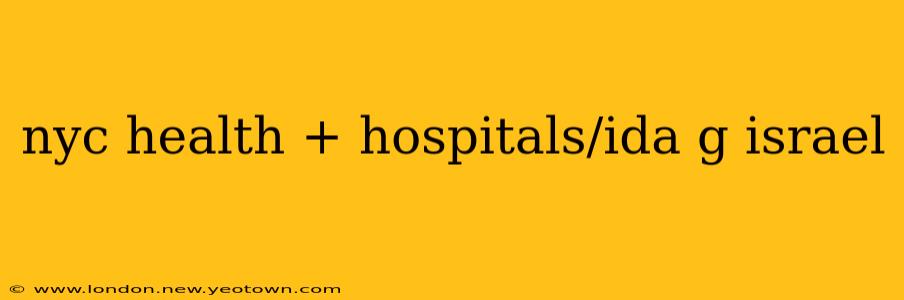 nyc health + hospitals/ida g israel