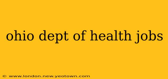 ohio dept of health jobs