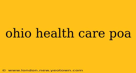 ohio health care poa