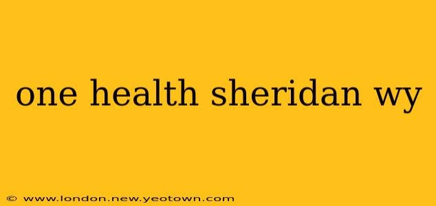 one health sheridan wy
