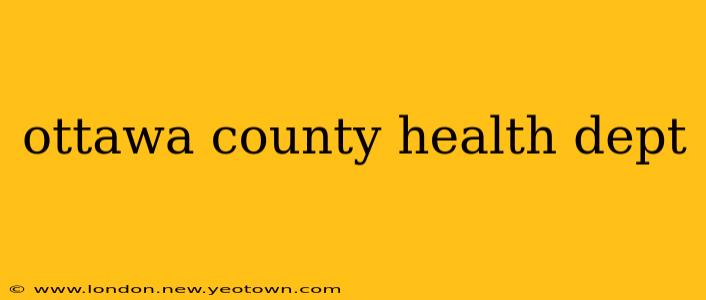 ottawa county health dept