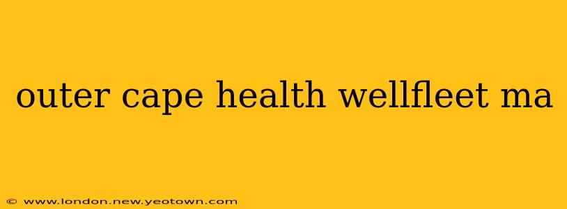 outer cape health wellfleet ma
