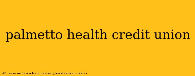 palmetto health credit union