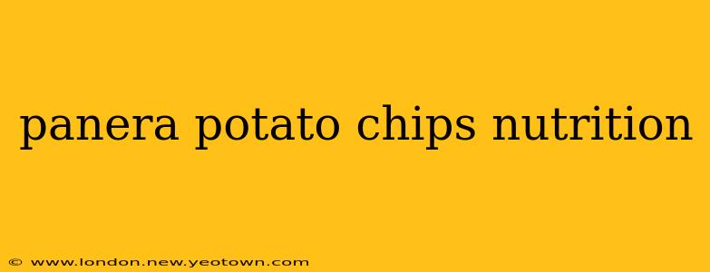 panera potato chips nutrition