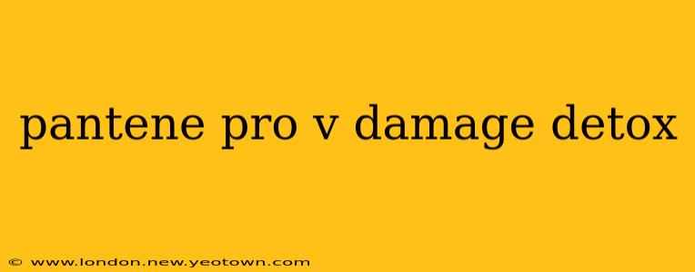 pantene pro v damage detox