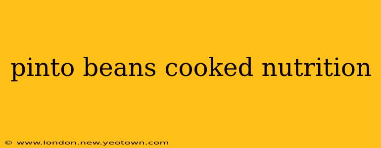 pinto beans cooked nutrition