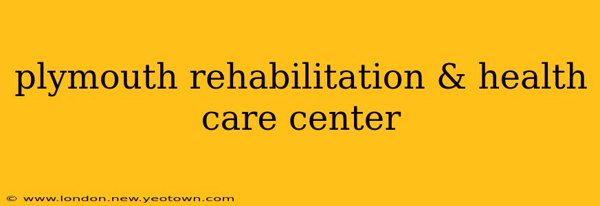 plymouth rehabilitation & health care center