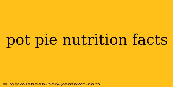 pot pie nutrition facts