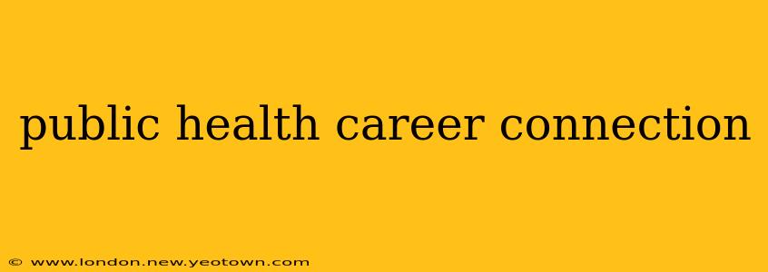 public health career connection