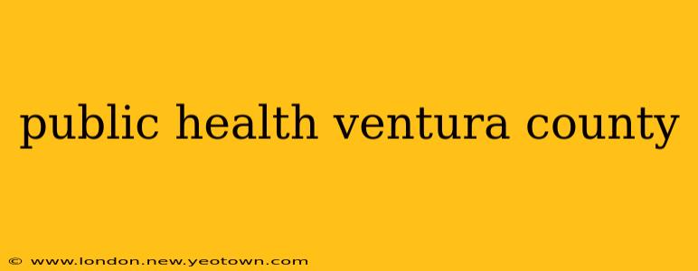 public health ventura county