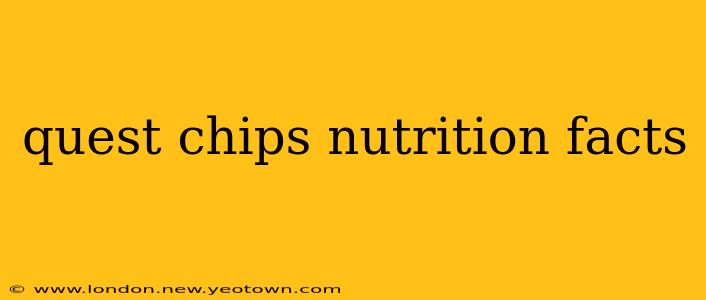 quest chips nutrition facts