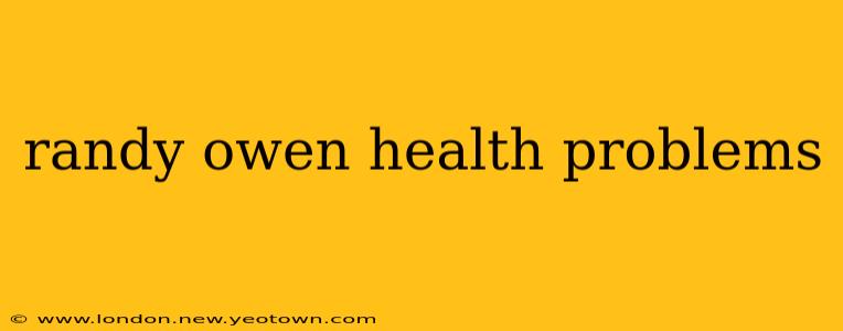 randy owen health problems