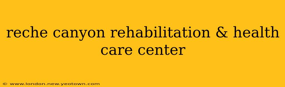reche canyon rehabilitation & health care center