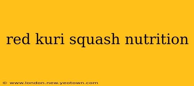 red kuri squash nutrition