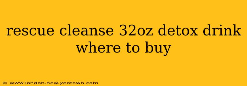 rescue cleanse 32oz detox drink where to buy