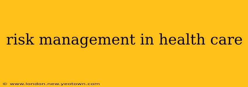 risk management in health care