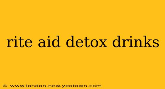 rite aid detox drinks