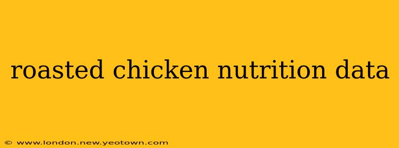 roasted chicken nutrition data
