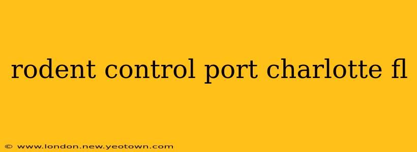 rodent control port charlotte fl