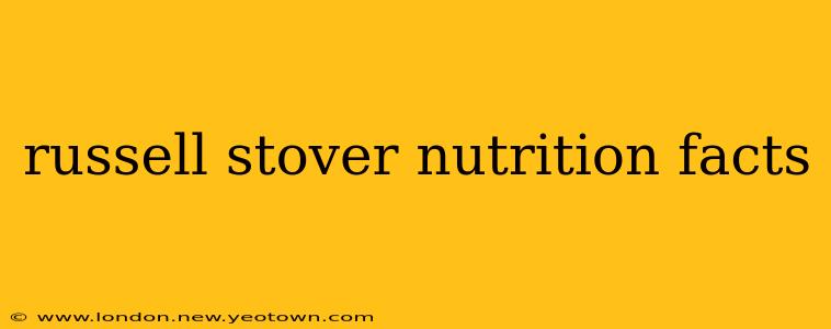 russell stover nutrition facts
