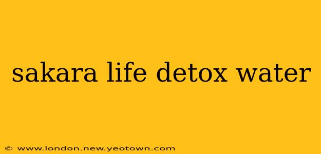 sakara life detox water