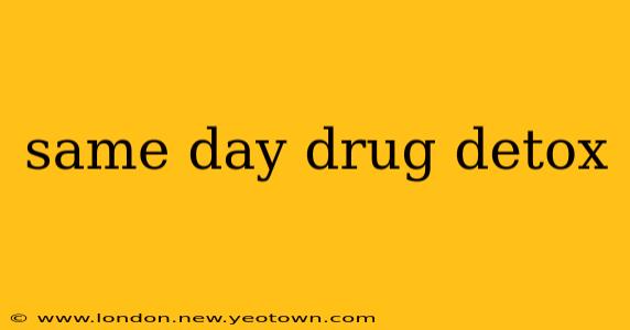 same day drug detox