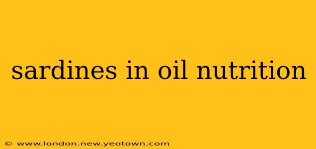 sardines in oil nutrition