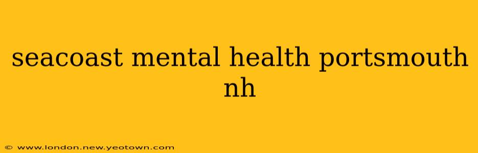 seacoast mental health portsmouth nh