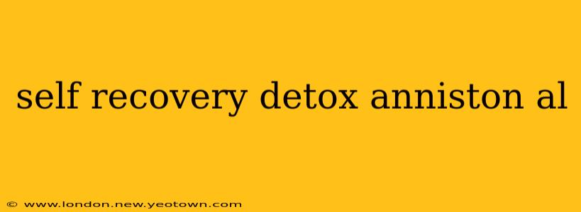 self recovery detox anniston al