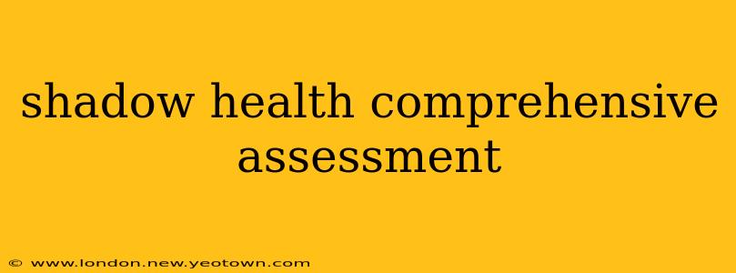 shadow health comprehensive assessment
