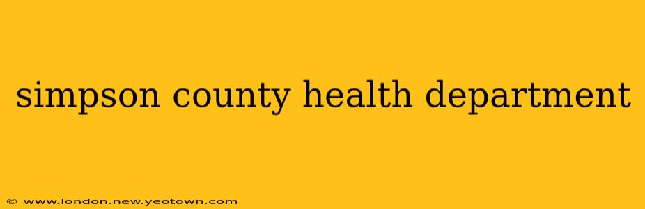 simpson county health department