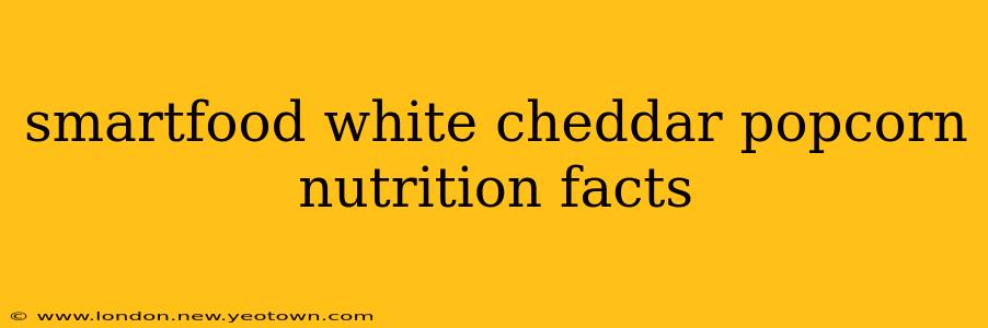 smartfood white cheddar popcorn nutrition facts