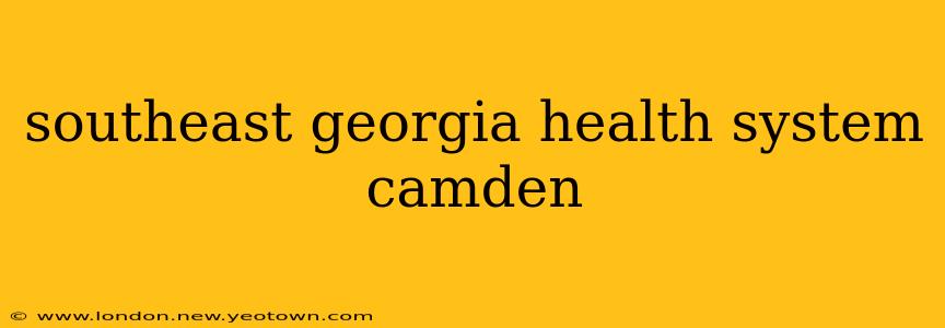 southeast georgia health system camden
