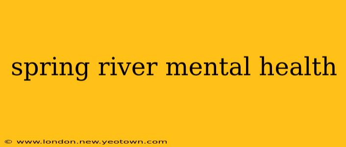 spring river mental health