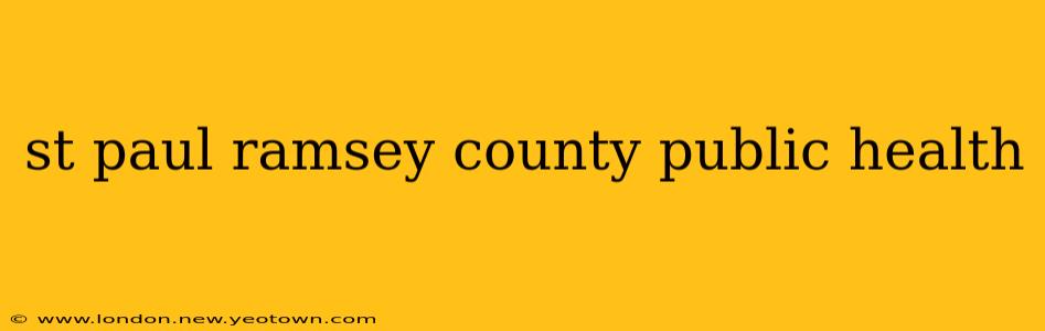 st paul ramsey county public health